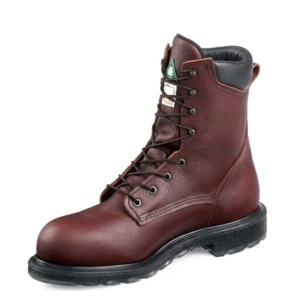 RED WING SuperSole 3508 Steel Toe Men Work Boots MSRP $298 MADE  USA Size 9 EE